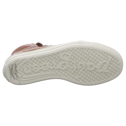PAUL GREEN Mid Cut Sneaker Cognac Leder 