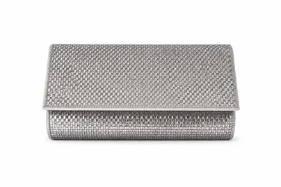 LA STRADA Clutch / Abendtasche Altsilber Synthetik LA STRADA Clutch / Abendtasche Altsilber Synthetik