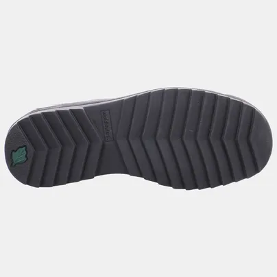 WALDLÄUFER Halbschuh Schwarz Leder 