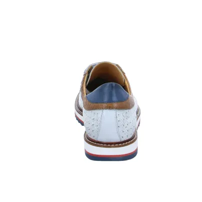 EXTON Halbschuhe Sneaker Blau Leder EXTON Halbschuhe Sneaker Blau Leder