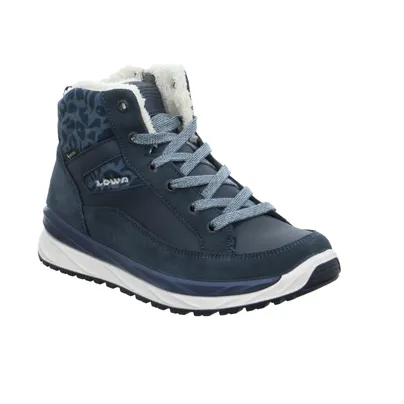 LOWA Snowboots Damen Blau Leder LOWA Snowboots Damen Blau Leder