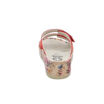 MUBB Pantolette Rot Leder MUBB Pantolette Rot Leder