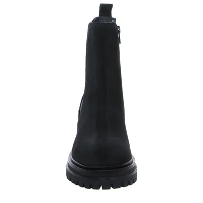 SCHUHENGEL Boot Schwarz Leder SCHUHENGEL Boot Schwarz Leder