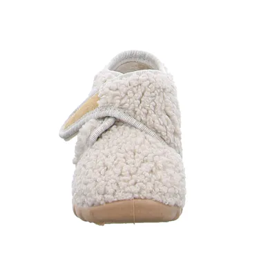 FISCHER Unisex Baby-Hausschuh Beige Textil FISCHER Unisex Baby-Hausschuh Beige Textil