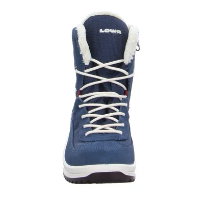 LOWA Winter-Sneaker, high Mädchen-Snowboot Membrane Dunkelblau Textil 