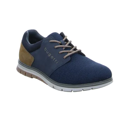 BUGATTI SHOES Halbschuh-City Blau Synthetik 