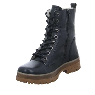 SCHUHENGEL Boot Schwarz Leder 