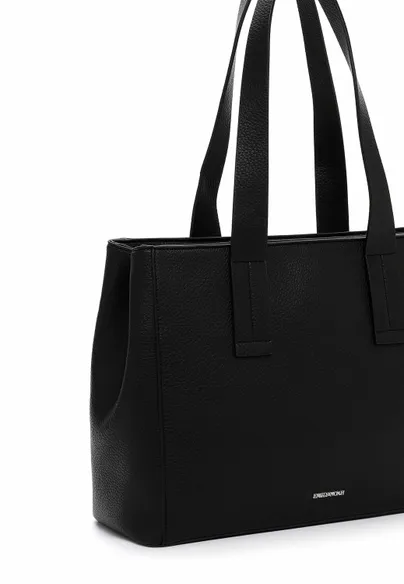 EMILY & NOAH Shopper Schwarz Lederimitat EMILY & NOAH Shopper Schwarz Lederimitat