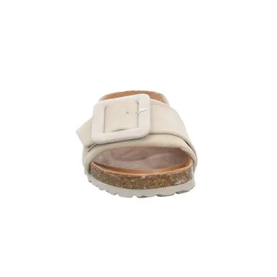 VERBENAS Pantolette Beige Leder 