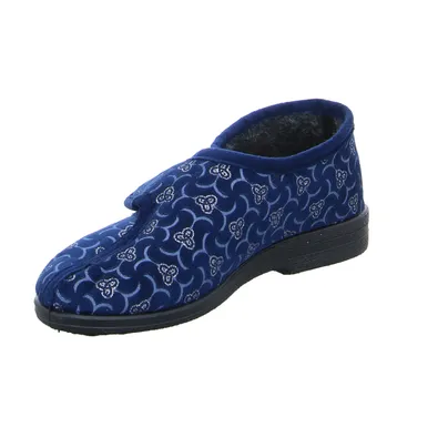 * Hausschuh Blau Textil * Hausschuh Blau Textil