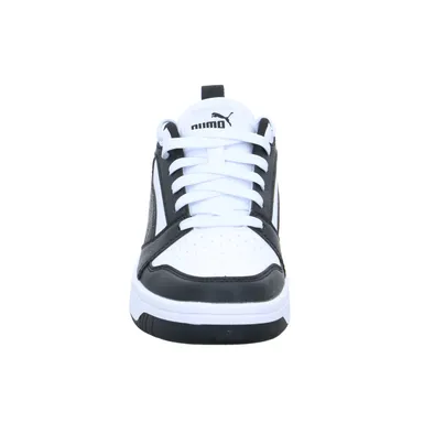 PUMA Puma Rebound V6 Lo Jr Kinder Sportschuh Weiss Lederimitat 