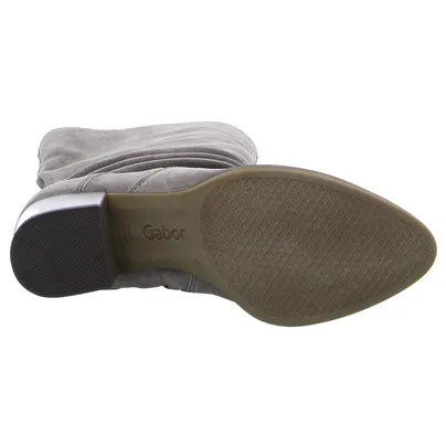 GABOR Stiefel Taupe Leder 