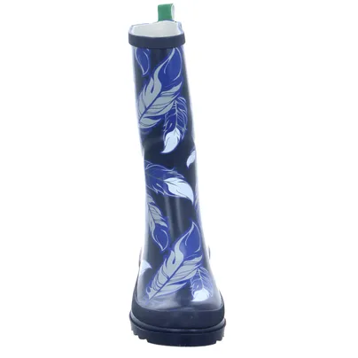 BECK Damen-Gummistiefel Blau Synthetik 