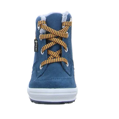 SUPERFIT Kleinkinder-Winter-Bottine Blau Textil  Baby-Boot 