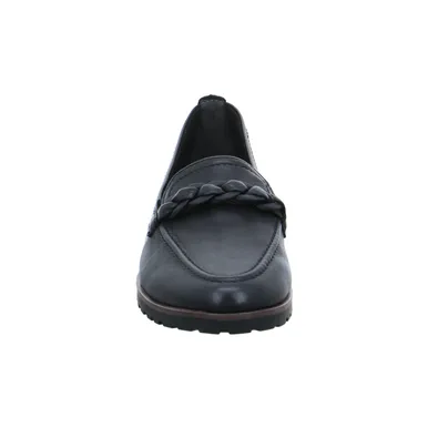 TAMARIS Slipper Schwarz Leder TAMARIS Slipper Schwarz Leder