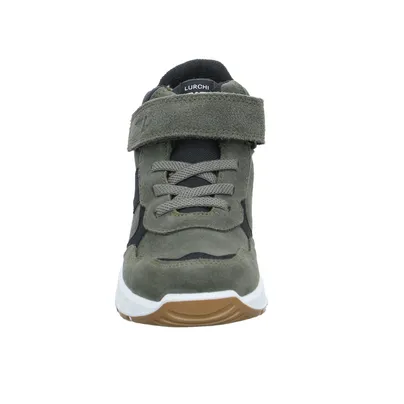 LURCHI Sneaker high Jugend-Boot Olive Leder 
