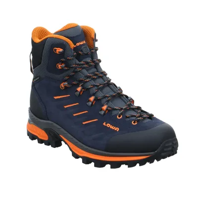 LOWA RANDIR GTX MID Trekkingschuhe Blau Leder LOWA RANDIR GTX MID Trekkingschuhe Blau Leder