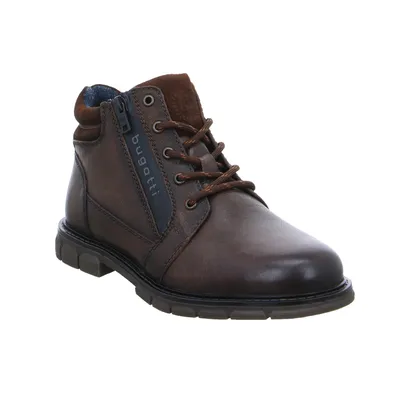 BUGATTI SHOES Winter-Boots Braun Leder 