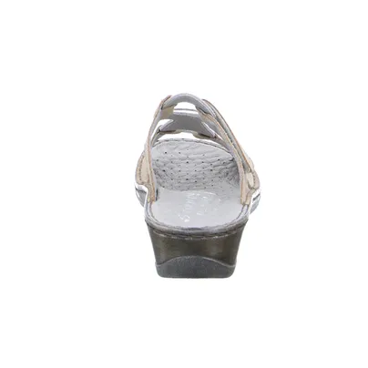 STUPPY Pantolette Beige Leder 