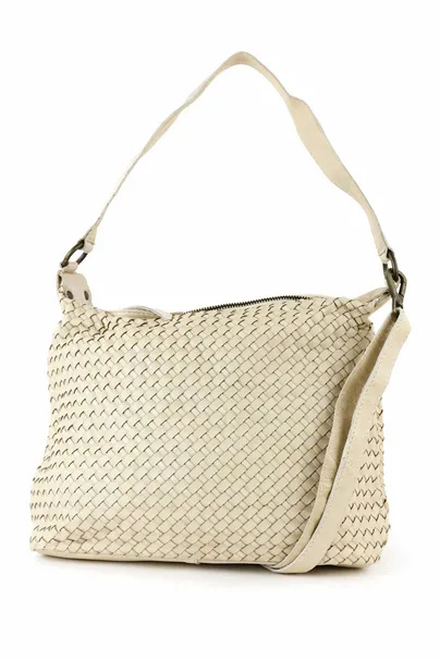 BEAR DESIGN Creme Umhängetasche Offwhite Leder BEAR DESIGN Creme Umhängetasche Offwhite Leder