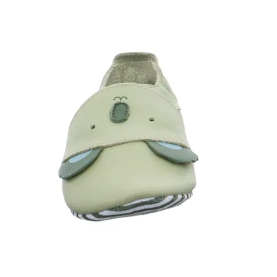 BOBUX Krabbelschuh Grün Leder BOBUX Krabbelschuh Grün Leder