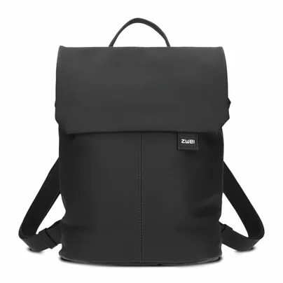 ZWEI Rucksack Schwarz Lederimitat ZWEI Rucksack Schwarz Lederimitat
