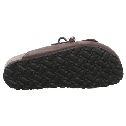YOKONO Pantolette Braun Leder YOKONO Pantolette Braun Leder