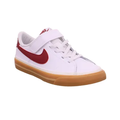 NIKE Kinder Sportschuh Weiss Lederimitat NIKE Kinder Sportschuh Weiss Lederimitat