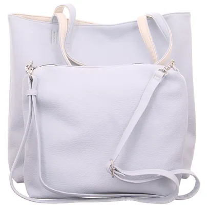 EMILY & NOAH mit Bag in Bag Shopper Hellblau Lederimitat EMILY & NOAH mit Bag in Bag Shopper Hellblau Lederimitat