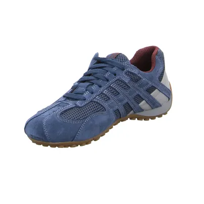 GEOX Binder Halbschuhe Sneaker Blau Leder GEOX Binder Halbschuhe Sneaker Blau Leder