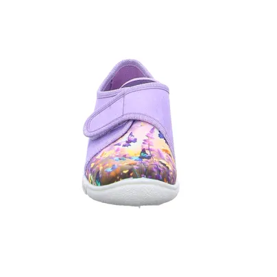 SUPERFIT Mädchenhausschuh Kinder-Hausschuh Flieder Textil SUPERFIT Mädchenhausschuh Kinder-Hausschuh Flieder Textil