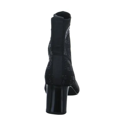 LA STRADA Stiefelette Schwarz Textil 