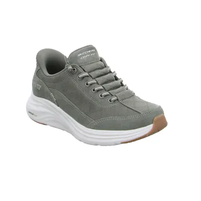 SKECHERS Sneaker Khaki Lederimitat 