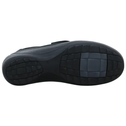 VAN DER LAAN mit Wechselfussbett Comfort-Velcro Schwarz Leder VAN DER LAAN mit Wechselfussbett Comfort-Velcro Schwarz Leder