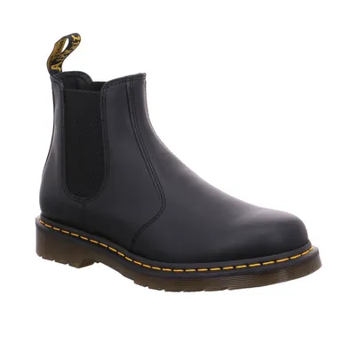 DR. MARTENS 1460 Greasy Boots Schwarz Leder 