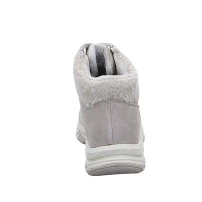 SKECHERS Snowboot Taupe Leder 
