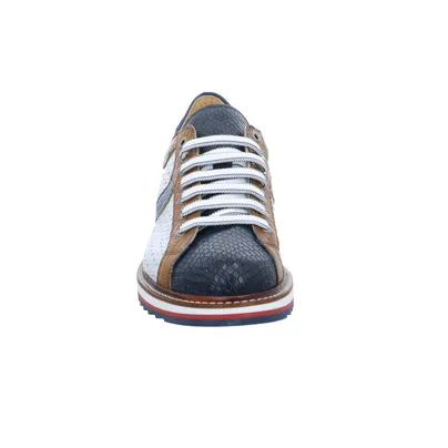 EXTON Halbschuhe Sneaker Blau Leder EXTON Halbschuhe Sneaker Blau Leder