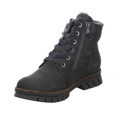 WALDLÄUFER mit Wechselfussbett Comfort-Boot Grau Leder 