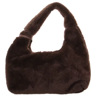 LA STRADA Wintertasche Braun Textil 