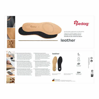 PEDAG Sohle Sohlen Beige Leder 