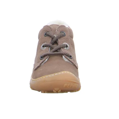 PEPINO Bottine Unisex Kleinkinder-Winter-Bottine Taupe Leder PEPINO Bottine Unisex Kleinkinder-Winter-Bottine Taupe Leder