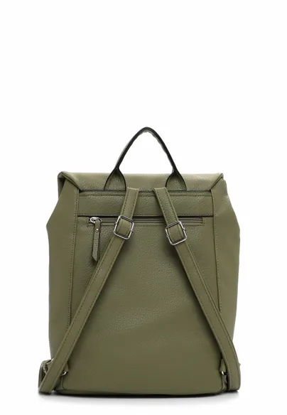 RUE68 Rucksack Khaki Lederimitat RUE68 Rucksack Khaki Lederimitat