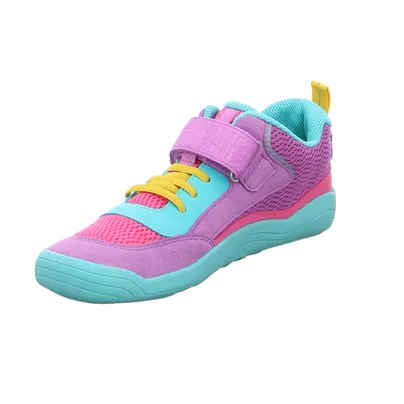 AFFENZAHN Komfortschuh Mädchen-Halbschuh Klett Violette Textil 