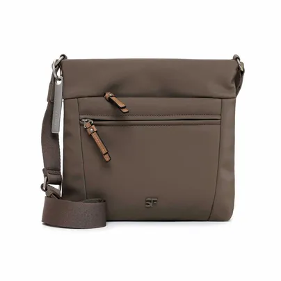 SURI FREY Crossover Taupe Lederimitat 
