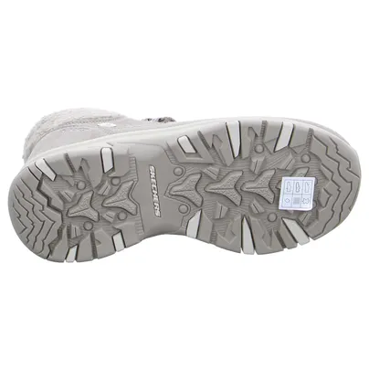 SKECHERS Snowboot Taupe Leder 