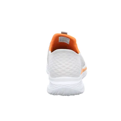 SKECHERS Memory Foam Halbschuhe Sneaker Stoff Beige Synthetik 