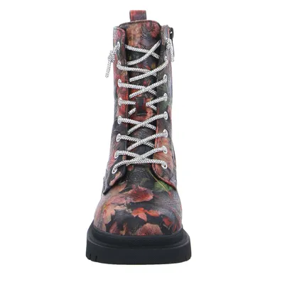 LA STRADA Boot Schwarz Lederimitat LA STRADA Boot Schwarz Lederimitat