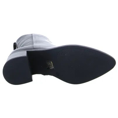 SCHUHENGEL Stiefelette Schwarz Leder SCHUHENGEL Stiefelette Schwarz Leder