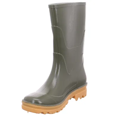 * Herren-Gummistiefel Grün Lederimitat * Herren-Gummistiefel Grün Lederimitat