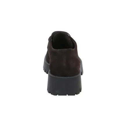 SCHUHENGEL Schnürschuh Braun Leder SCHUHENGEL Schnürschuh Braun Leder